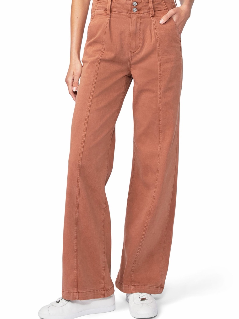 PAIGE Brooklyn High Waist Wide Leg Jeans